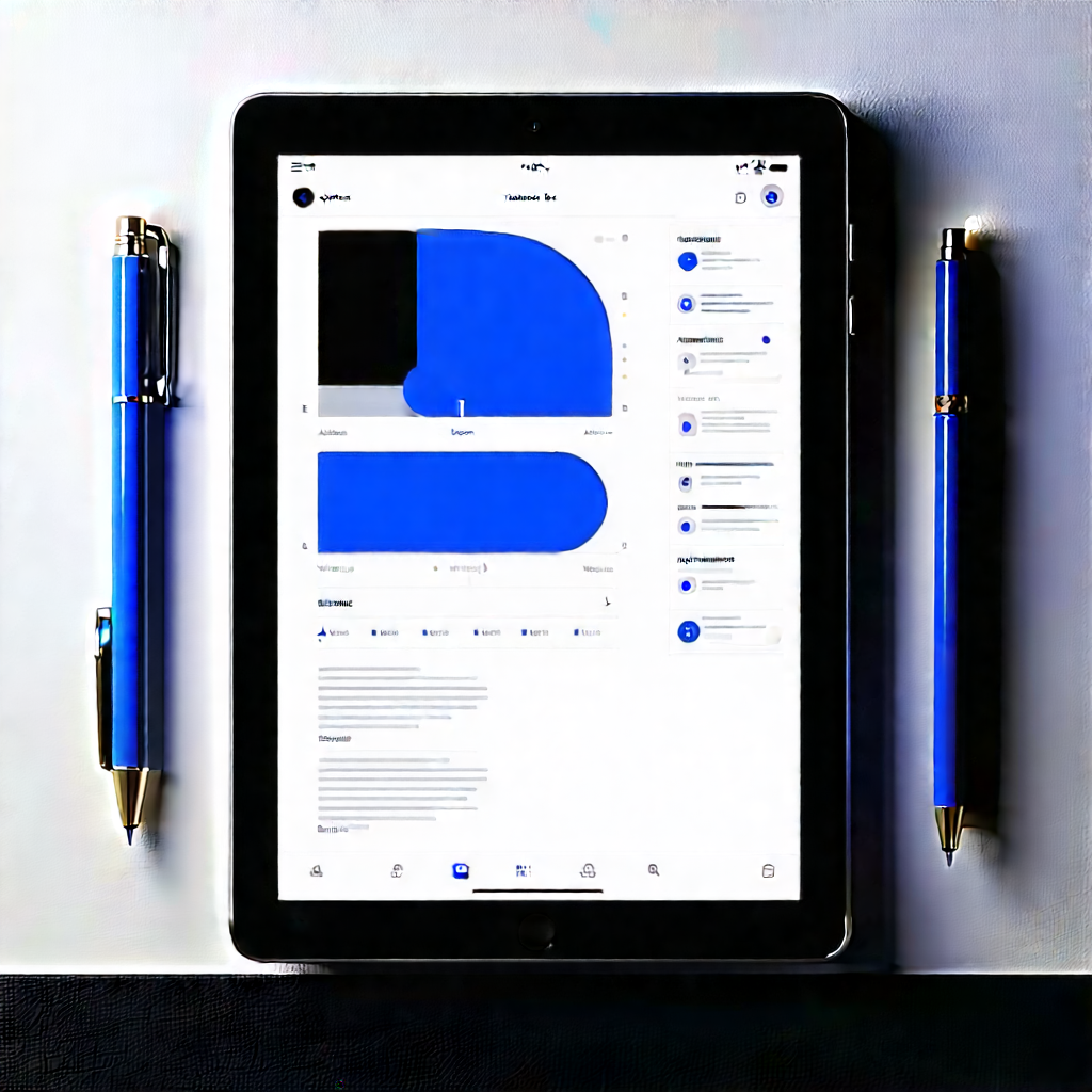 Tablet With User Interface With Tablet Computer