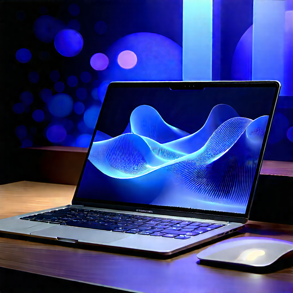 Laptop with user interface