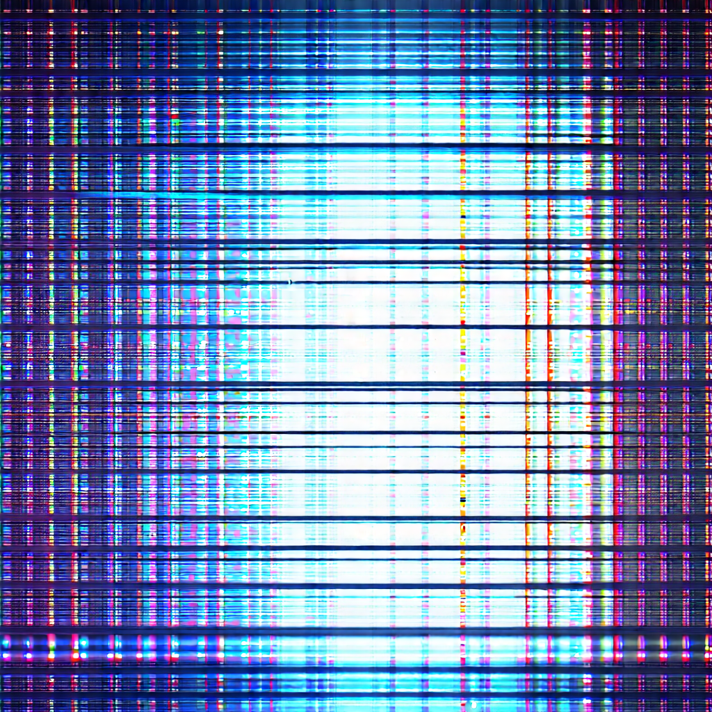 Close-up of sensor array