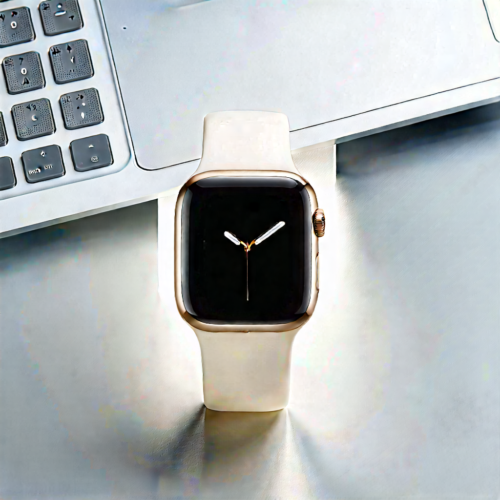Smart watch with (digital:1.14) artwork