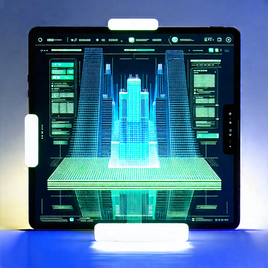 Tablet with data visualization