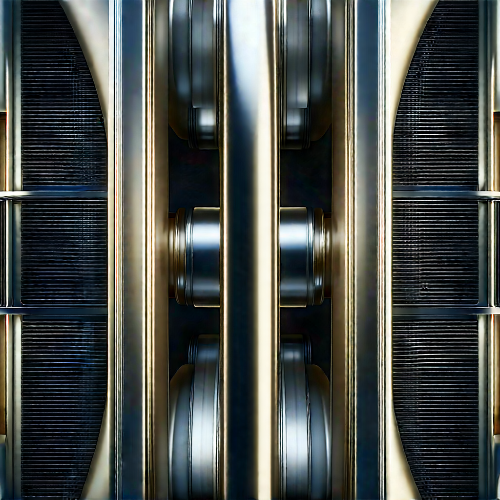 Close-up of cooling system