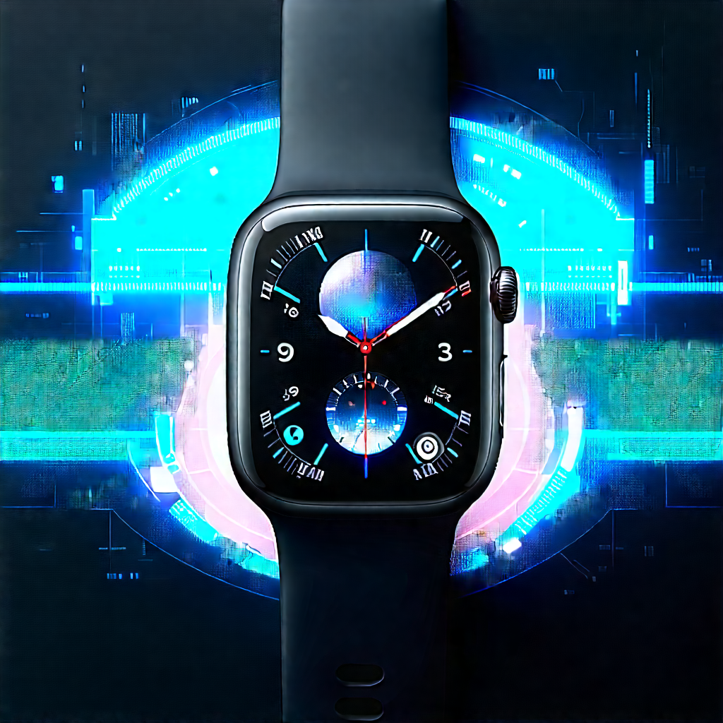 Smart watch with data visualization