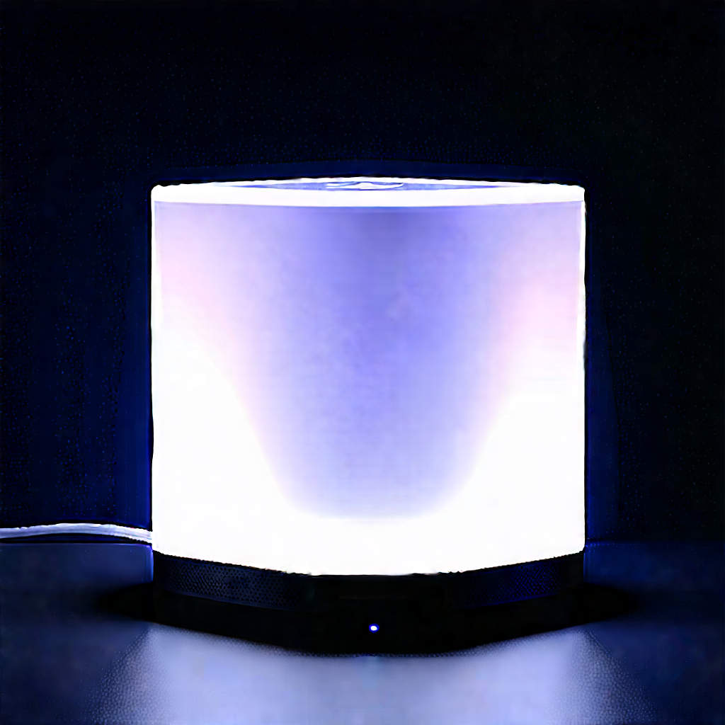 Smart home (device:1.11) with glowing screen