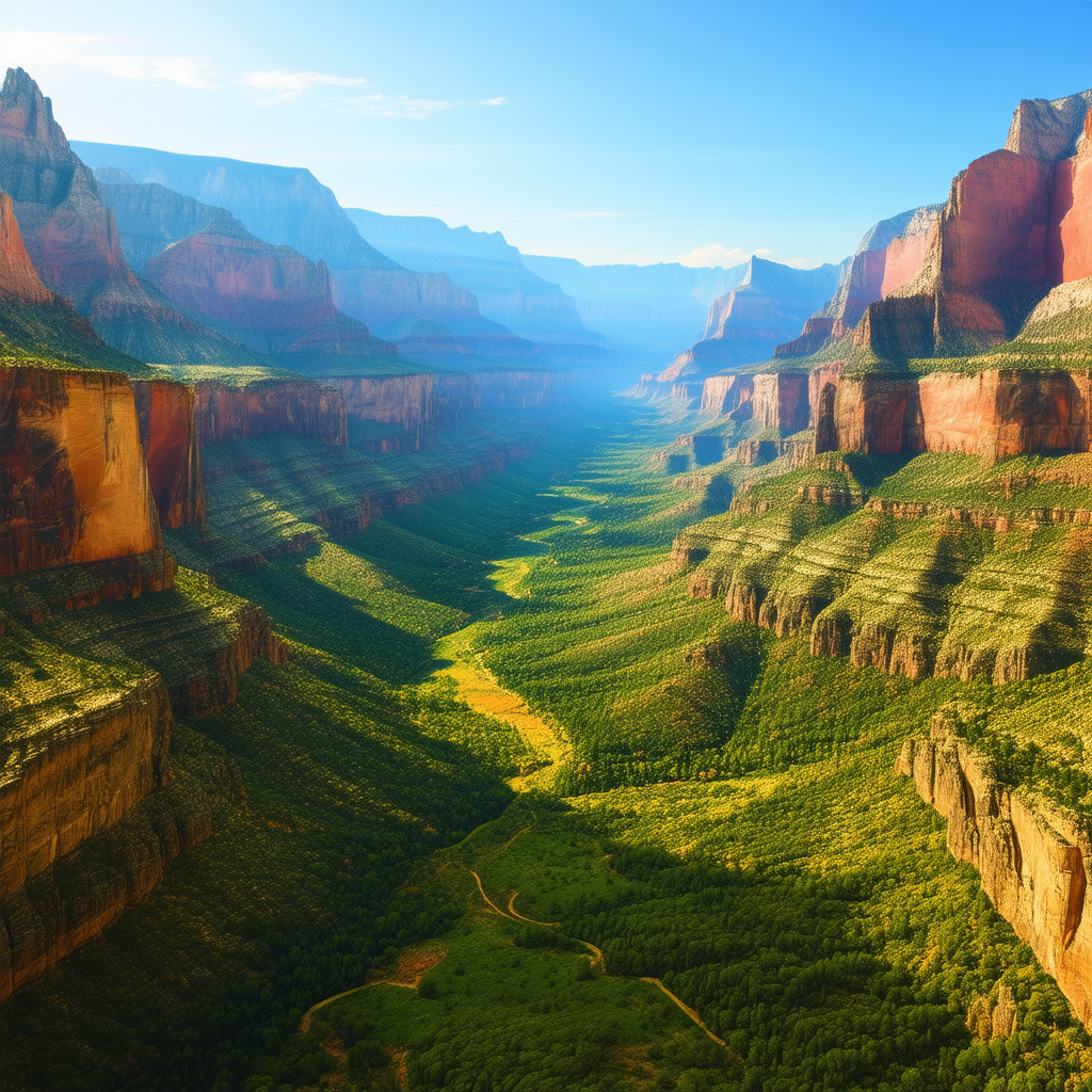 Nature Advertising Photography: Aerial View Of Canyon System With Breathtaking View