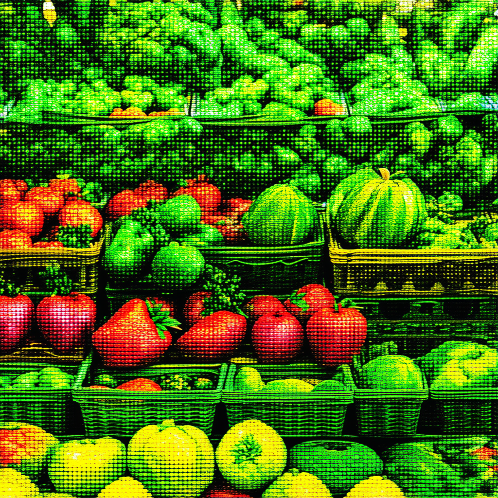 Urban Commercial Photography: Urban farmers market scene
