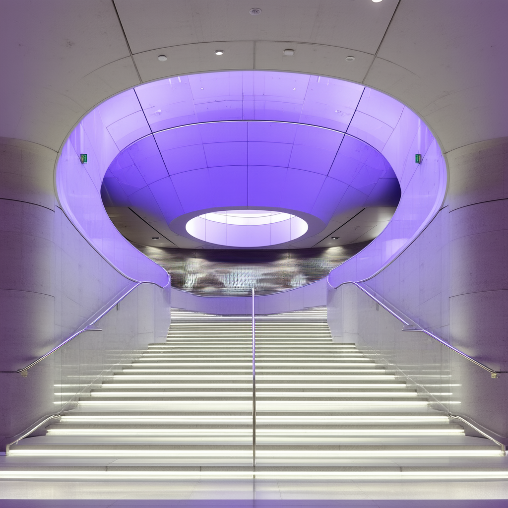 Tech Architectural Photography: Innovative Medical Technology Design With Large, Curved
