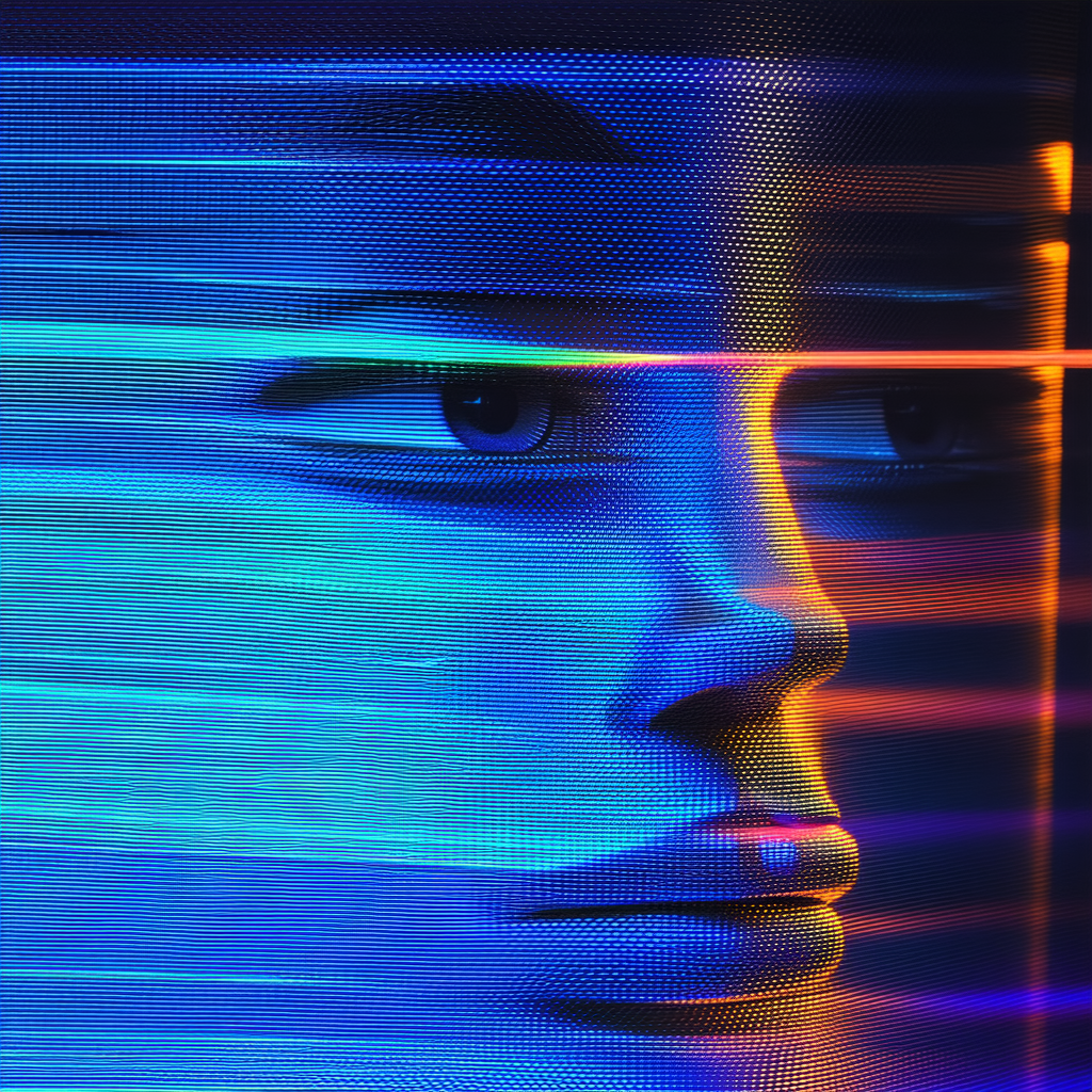 Tech Commercial Photography: Machine learning visualization