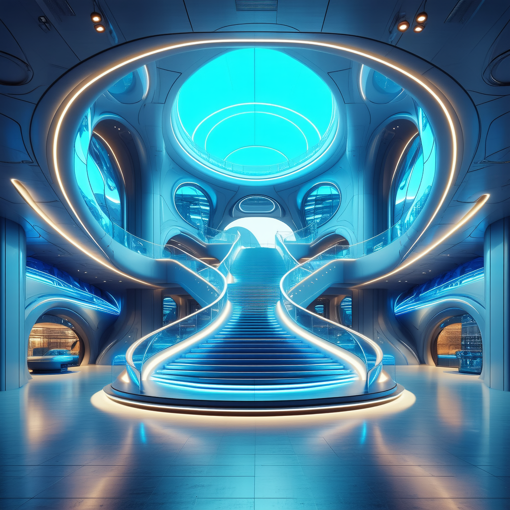 Tech 3d Render: Futuristic Innovation Hub With Image, There