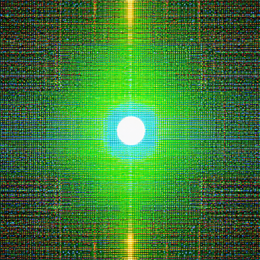 Tech Digital Art: Close-up of sensor array