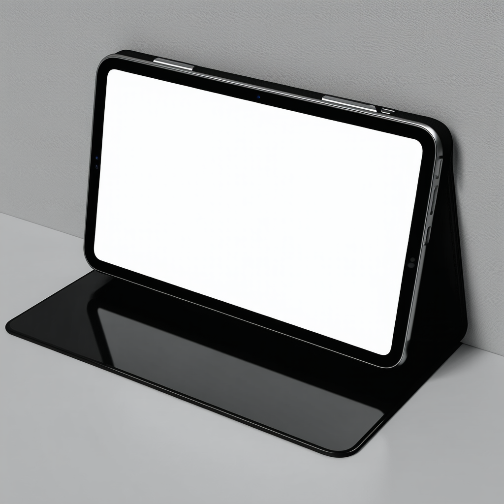 Tech Unreal Engine: Tablet With Streaming Content With Black Case