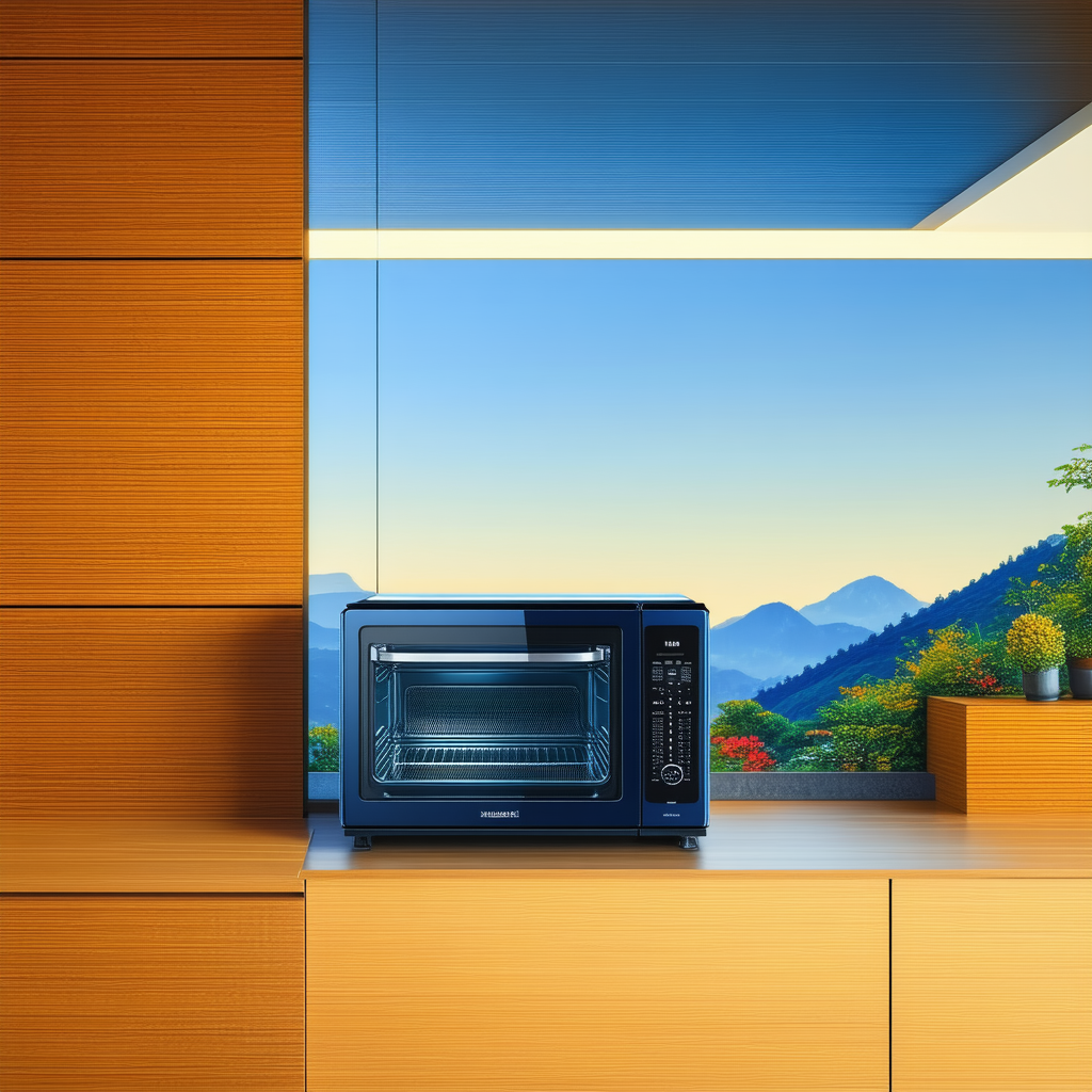 Tech Lithograph: Innovative Smart Appliance Design With Microwave Oven