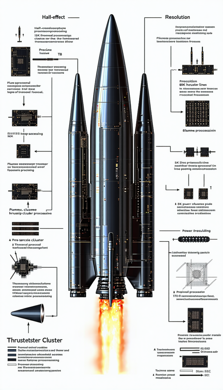 diagram rocket, showing