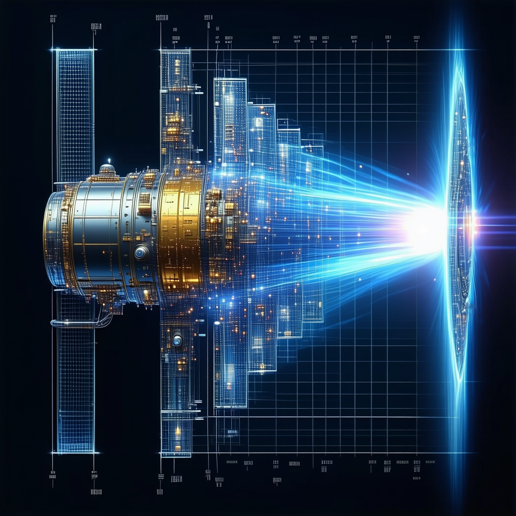 futuristic spacecraft large,
