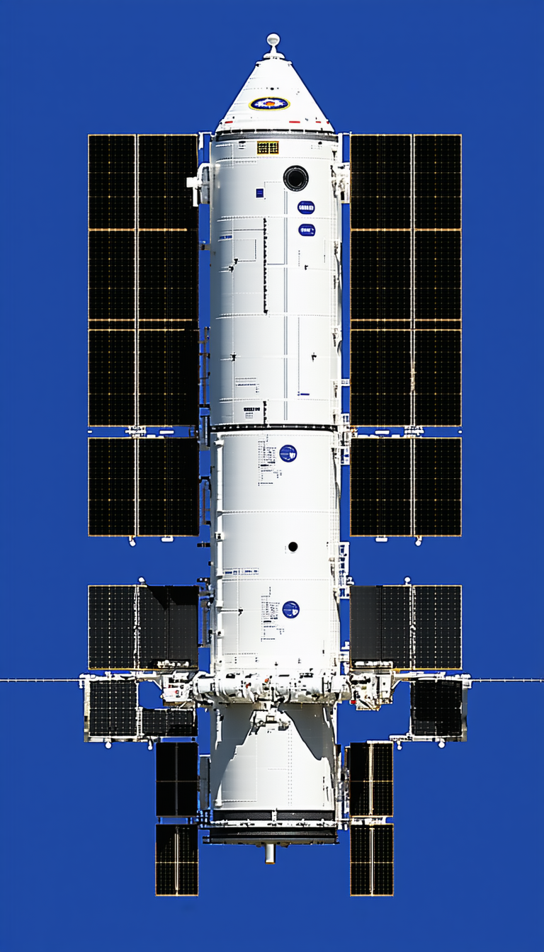 large spacecraft, possibly