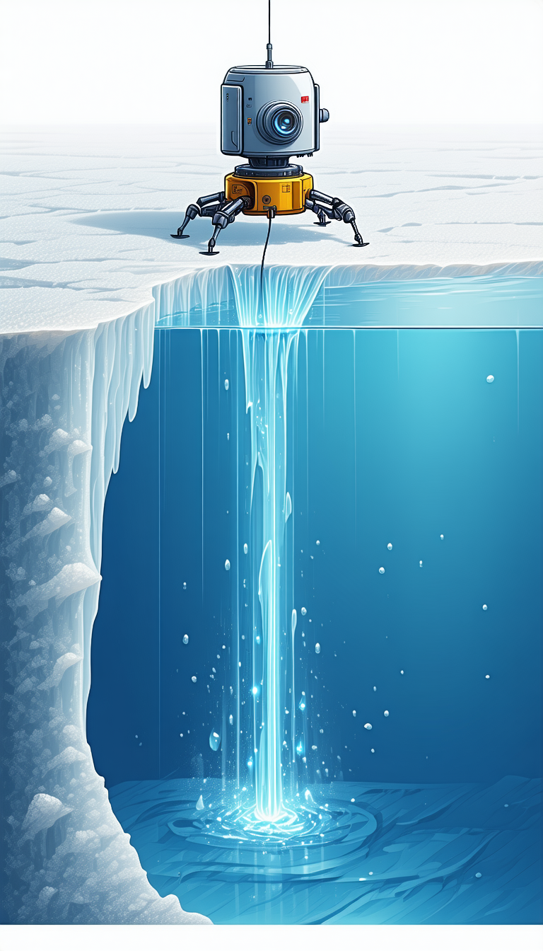 robot standing frozen