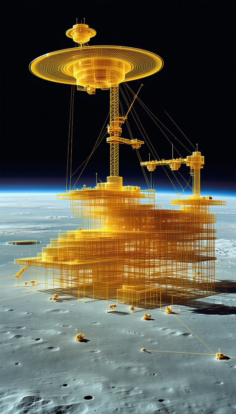 large, intricate structure