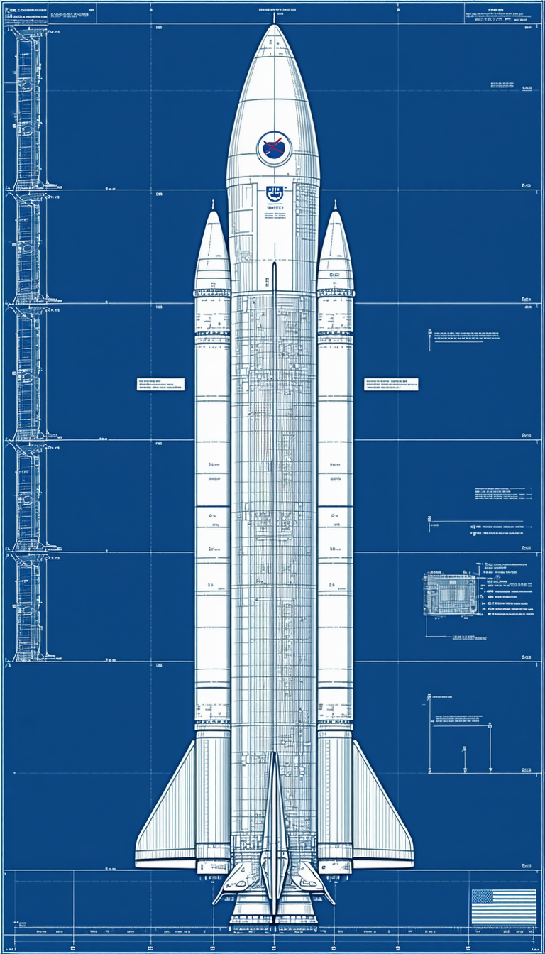 large rocket ship