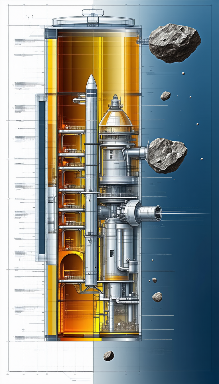 large, futuristic spacecraft