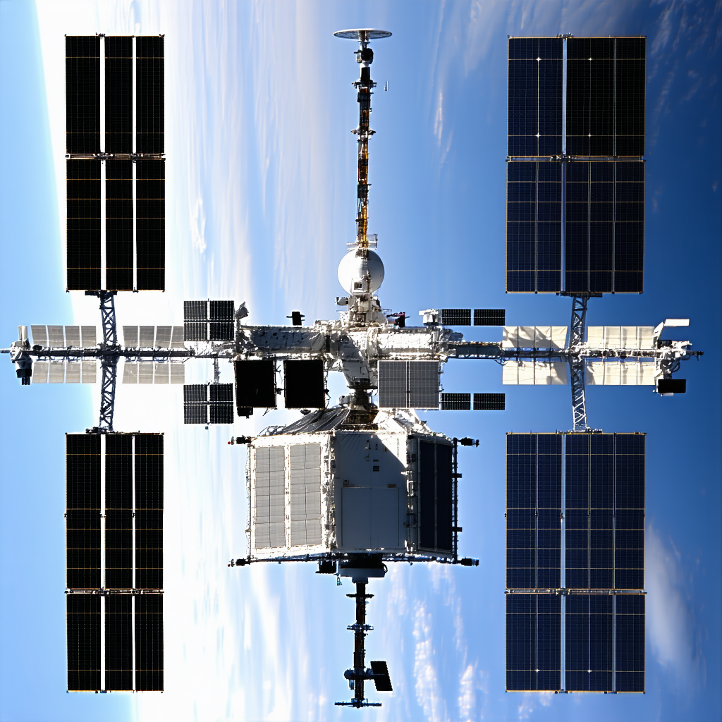 close-up space shuttle