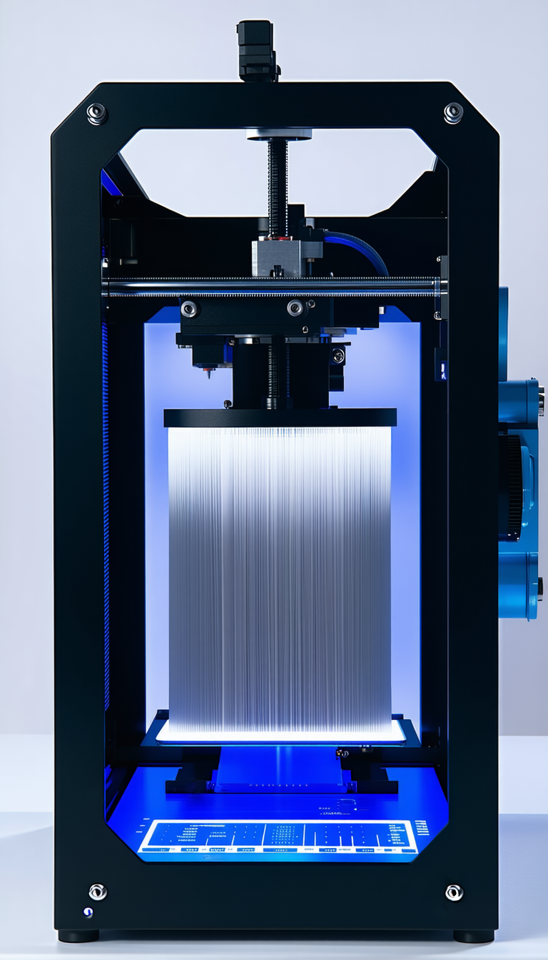 A Large Blue Machine Is Shown In The Image