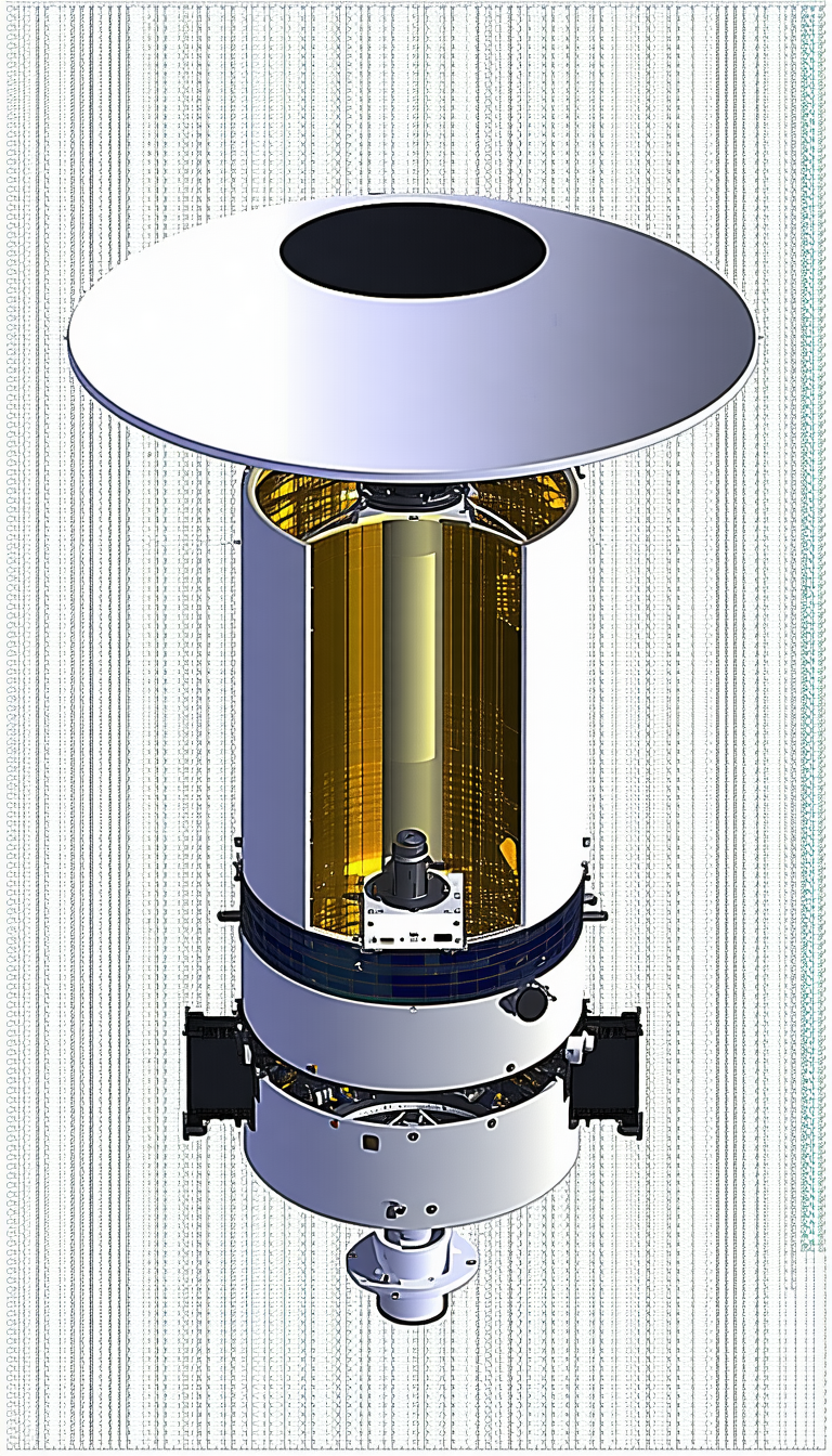 A Large, Silver Satellite Dish Is Shown In A Close-up View