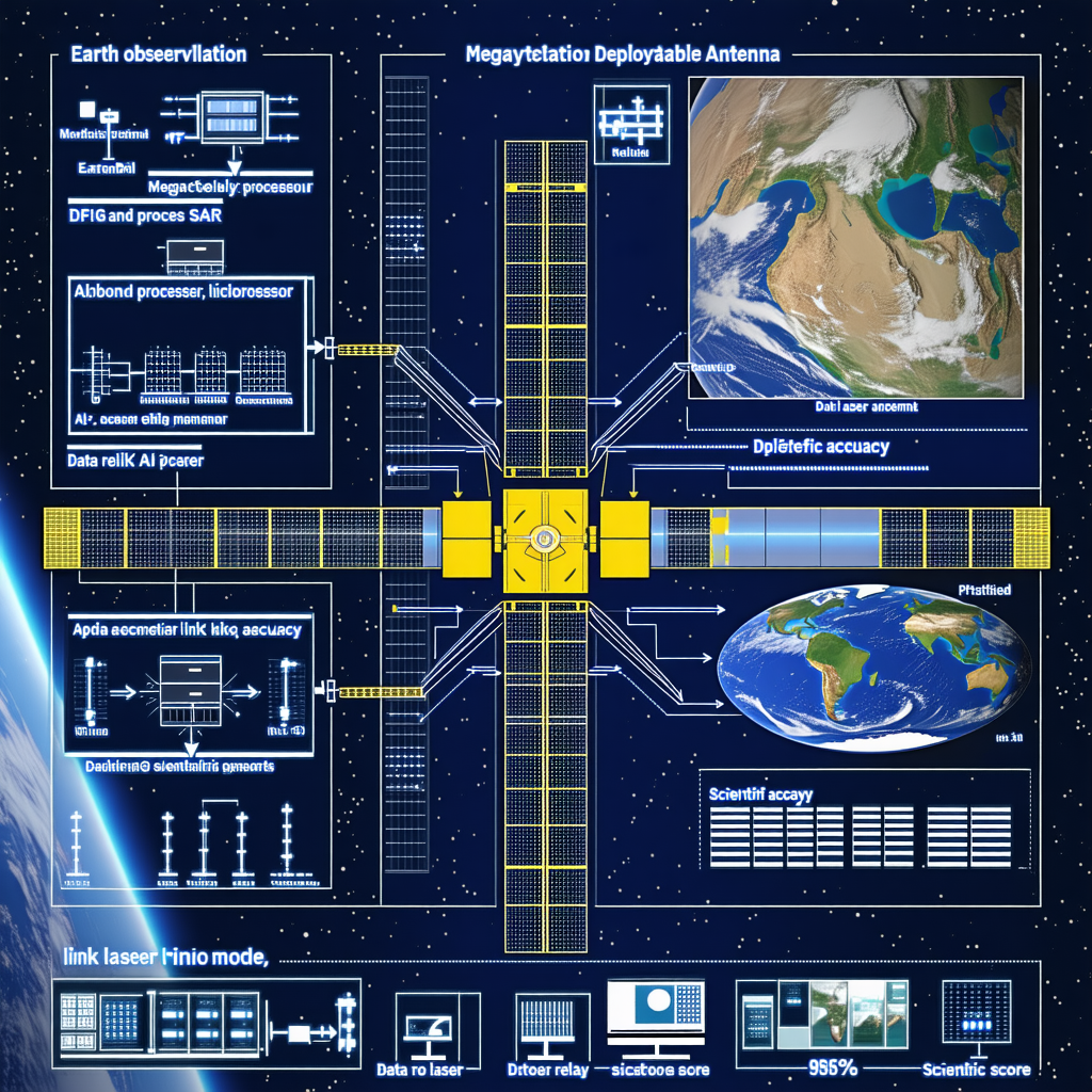 A Large, Detailed Diagram Of A Space Station Is Displayed On A Computer Screen