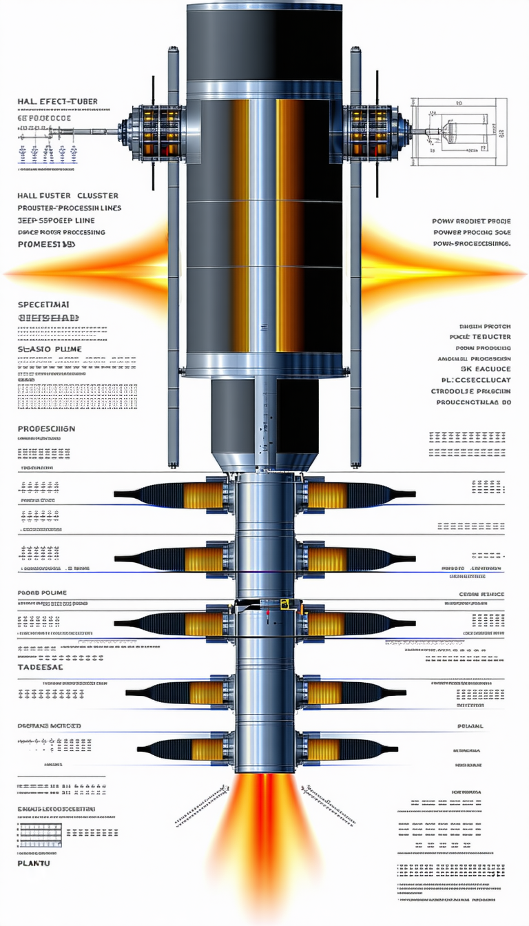 The Image Is A Diagram Of A Power Plant, Showing The Various Components And Their Functions