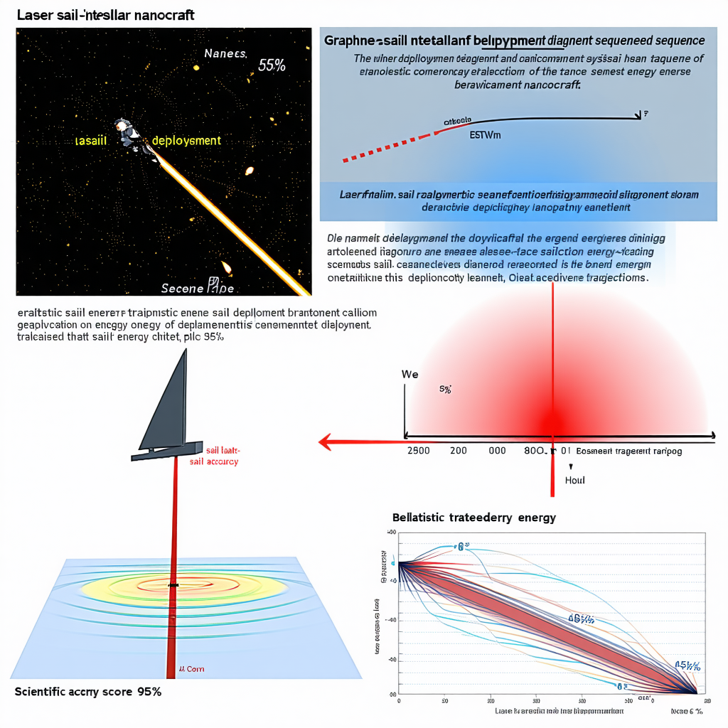 The Image Is A Collection Of Diagrams And Graphs That Explain The Concept Of Laser Sailing
