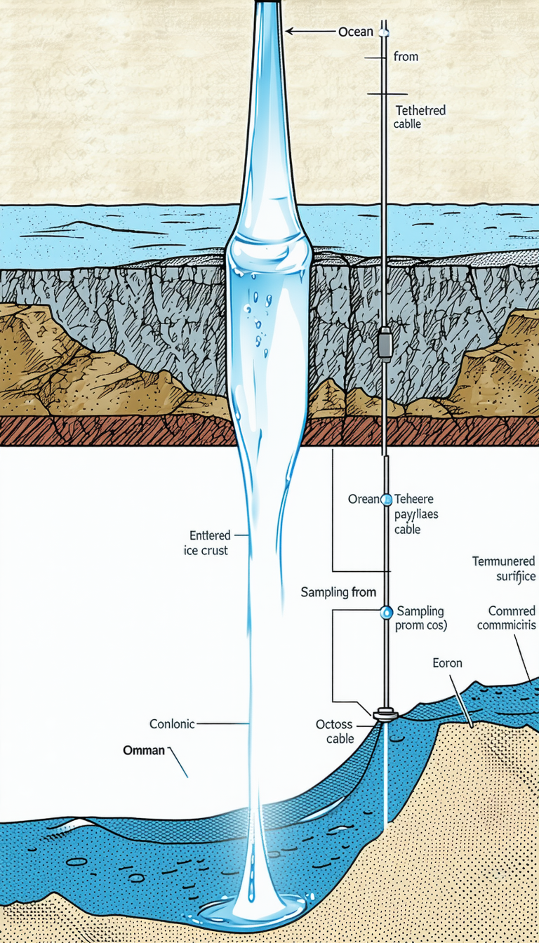 The Image Is A Diagram Showing The Process Of How Water Is Pumped From The Ocean To The Surface