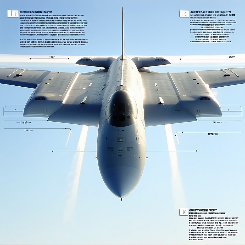 A Large Jet Is Shown In A Diagram, With Its Wings And Other Parts Labeled