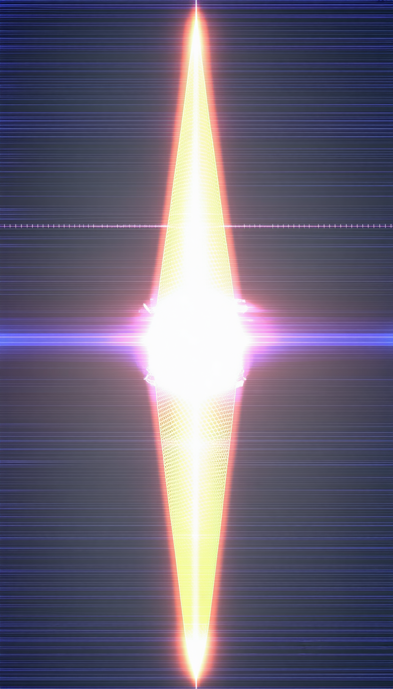 A Bright, Yellow Light That Appears To Be A Sun Or A Light Source