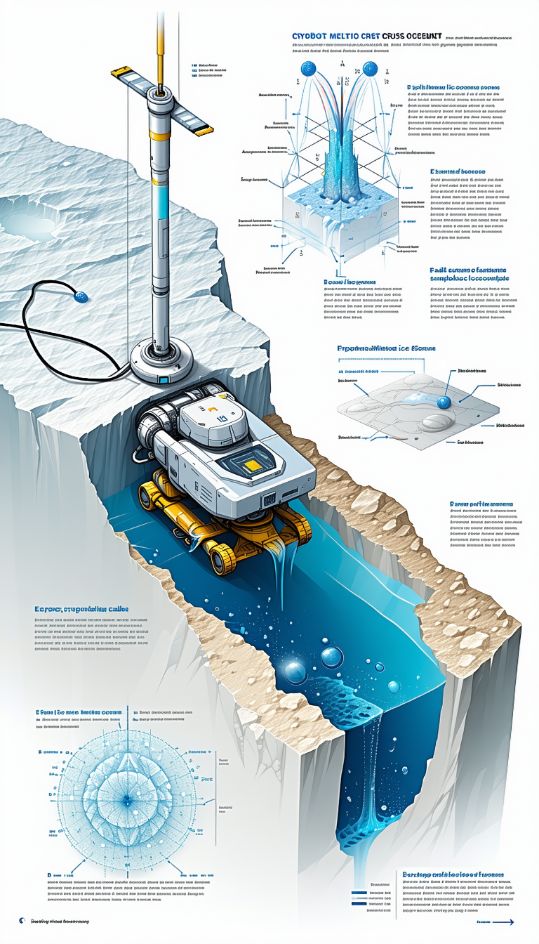 The Image Is A Colorful And Detailed Illustration Of A Machine That Is Designed To Clean Underwater