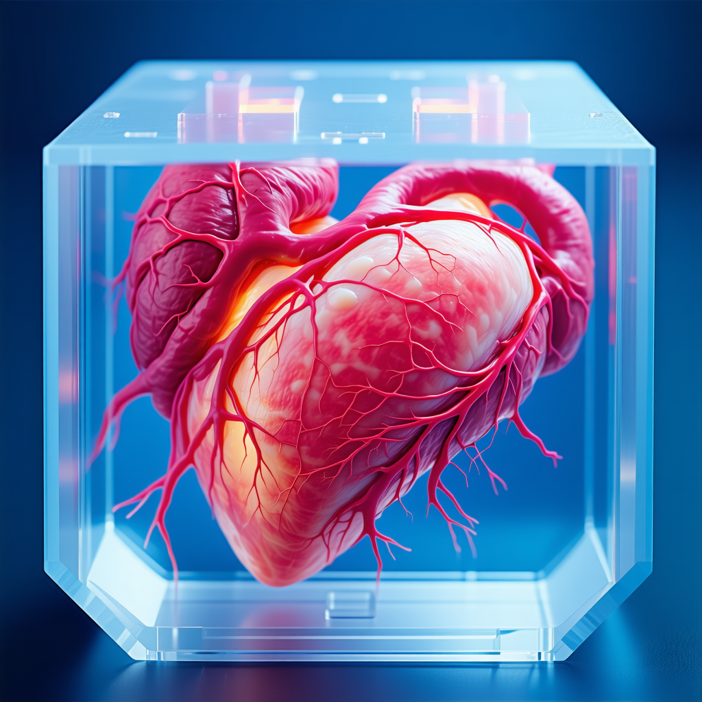 A Heart, Which Is The Central Focus Of The Scene