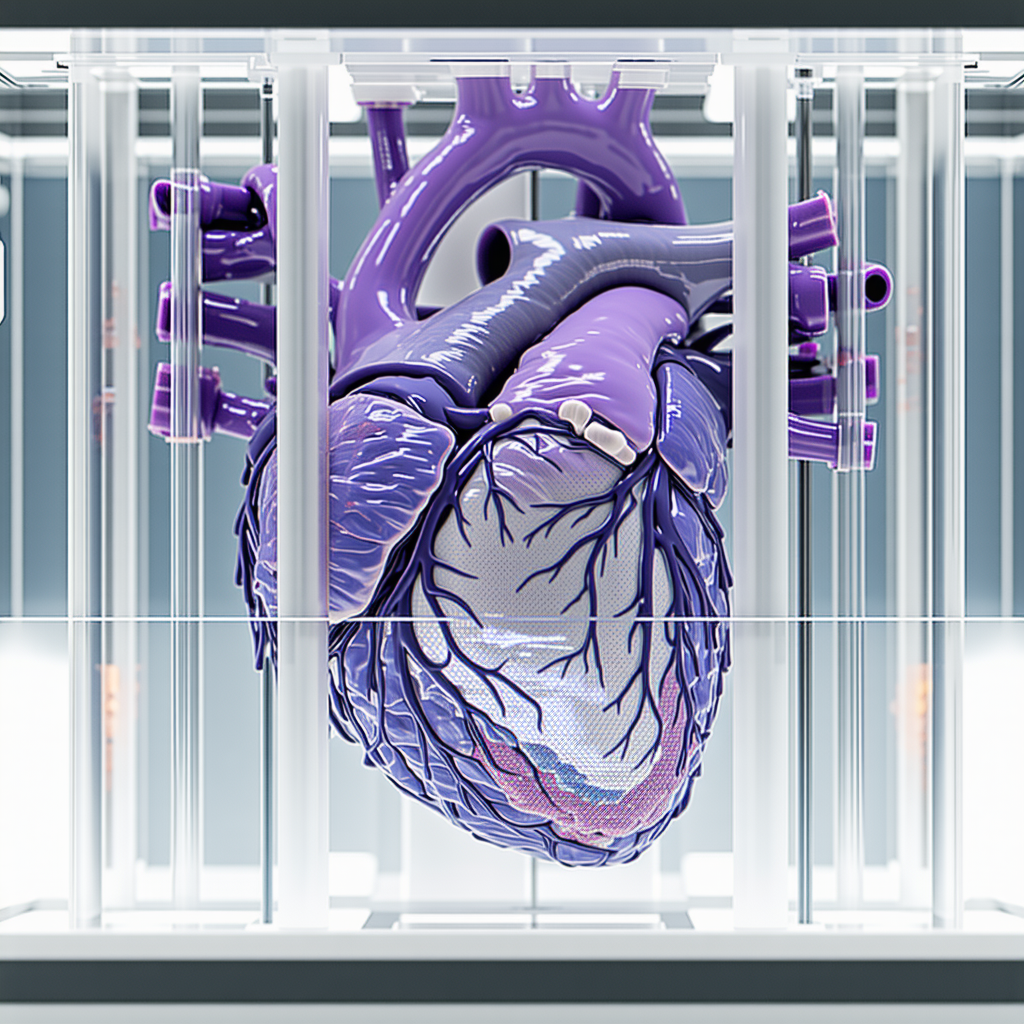 A Purple Heart Is Displayed In A Glass Case, Showcasing Its Intricate Details
