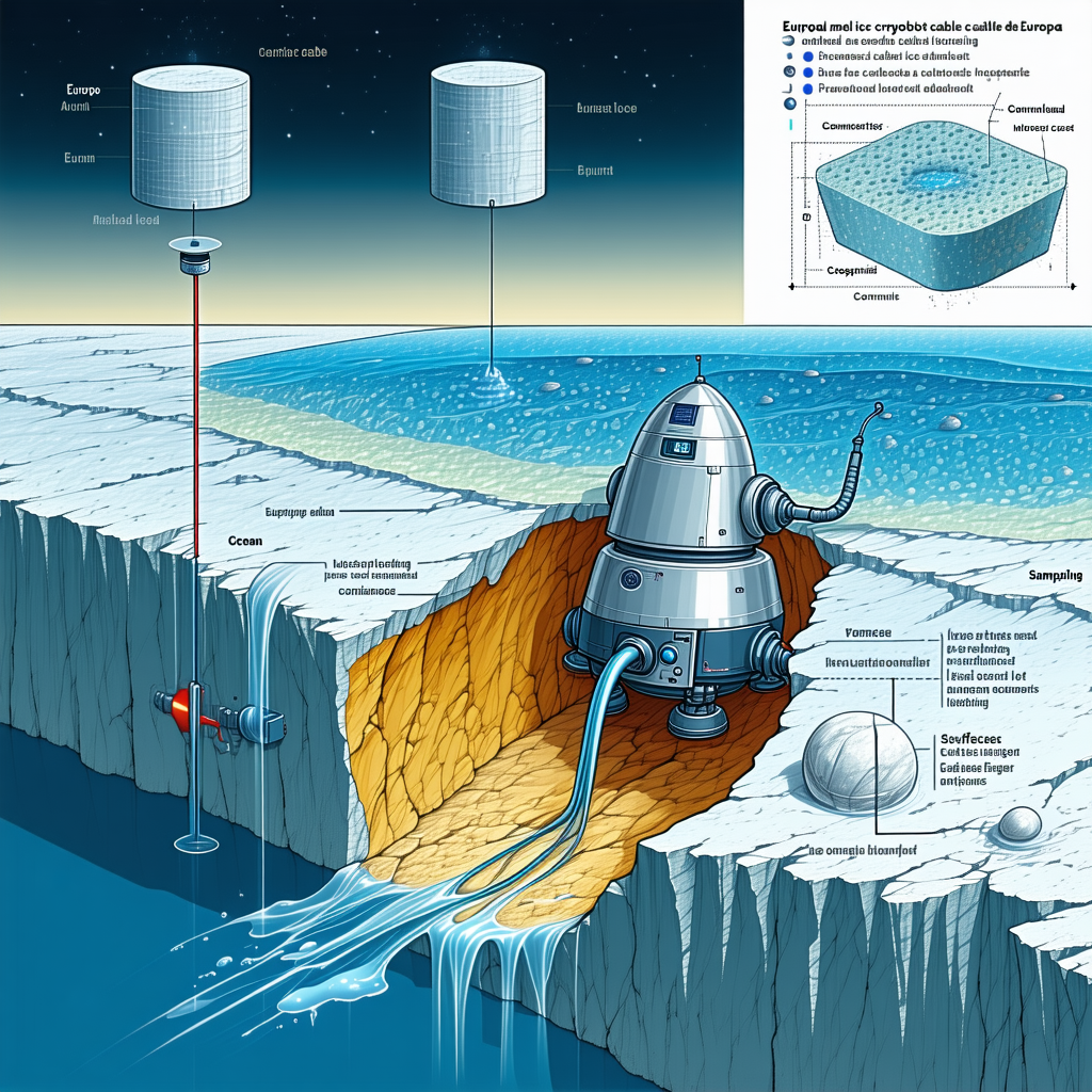 The Image Is A Cartoon-like Drawing Of A Space Station, With A Large Sphere In The Center