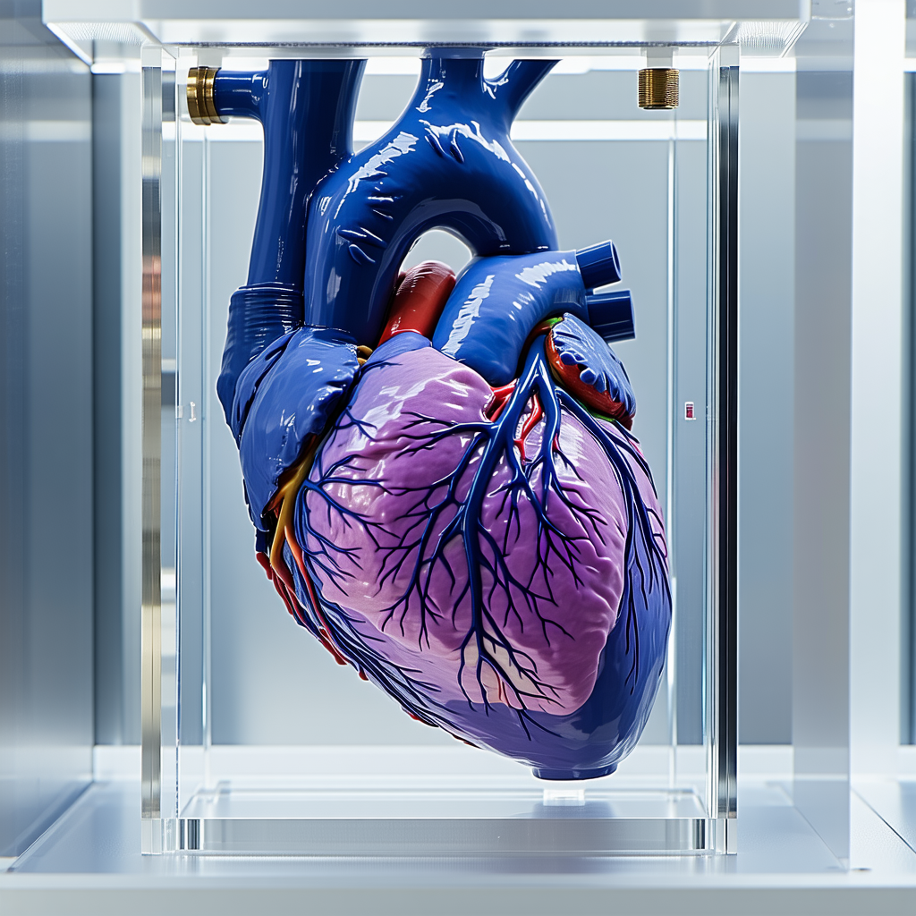 A Close-up Of A Heart, Showcasing Its Intricate Details