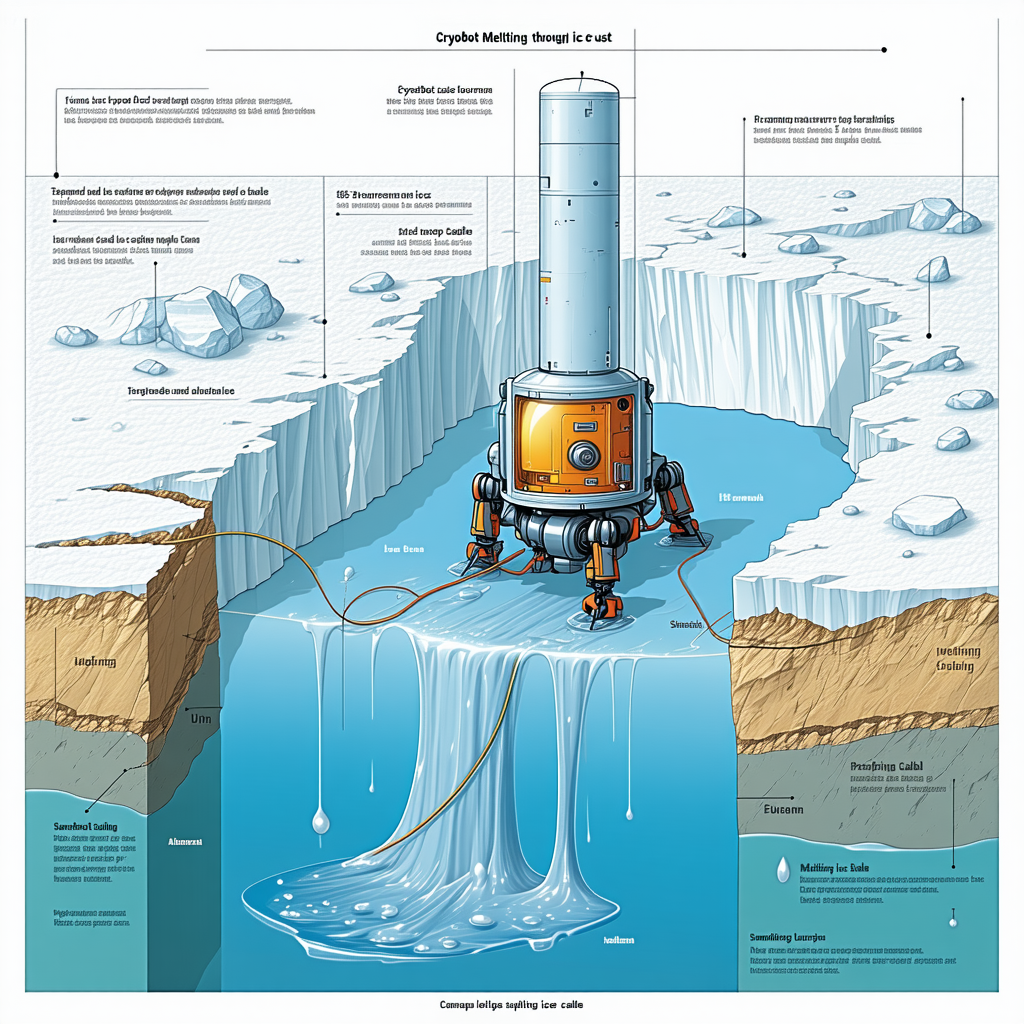 The Image Is A Detailed Illustration Of A Submarine, Which Is Shown To Be Underwater