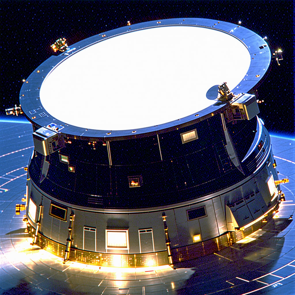 large, round, shiny structure