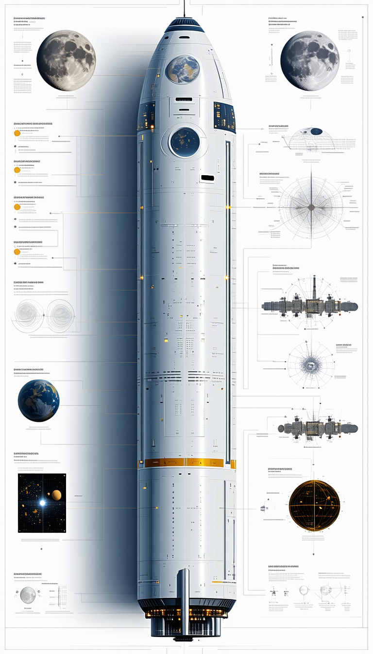 A Large Poster Is Displayed, Showcasing A Space Shuttle