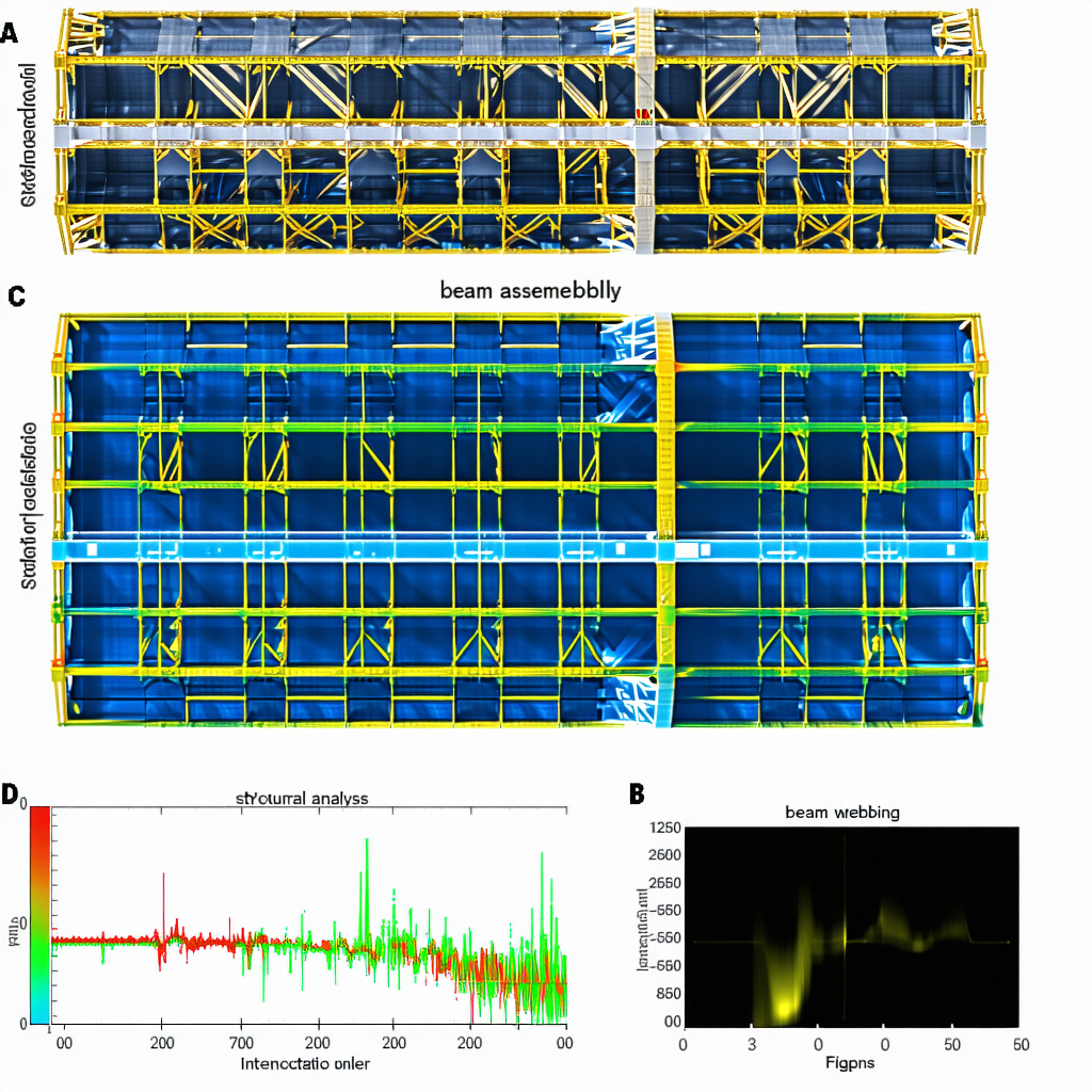 The Image Is A Series Of Diagrams And Graphs Illustrating The Process Of Beam Weaving