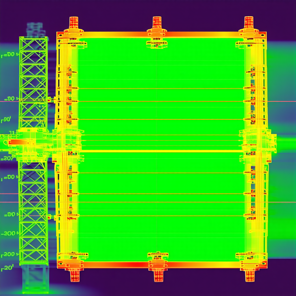 The Image Is A 3d Model Of A Football Field