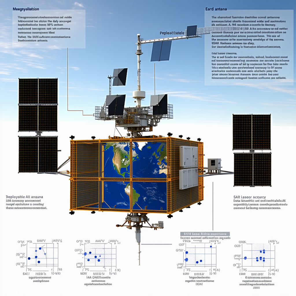 The Image Is A Diagram Of A Space Station, Showing The Various Components And Their Functions