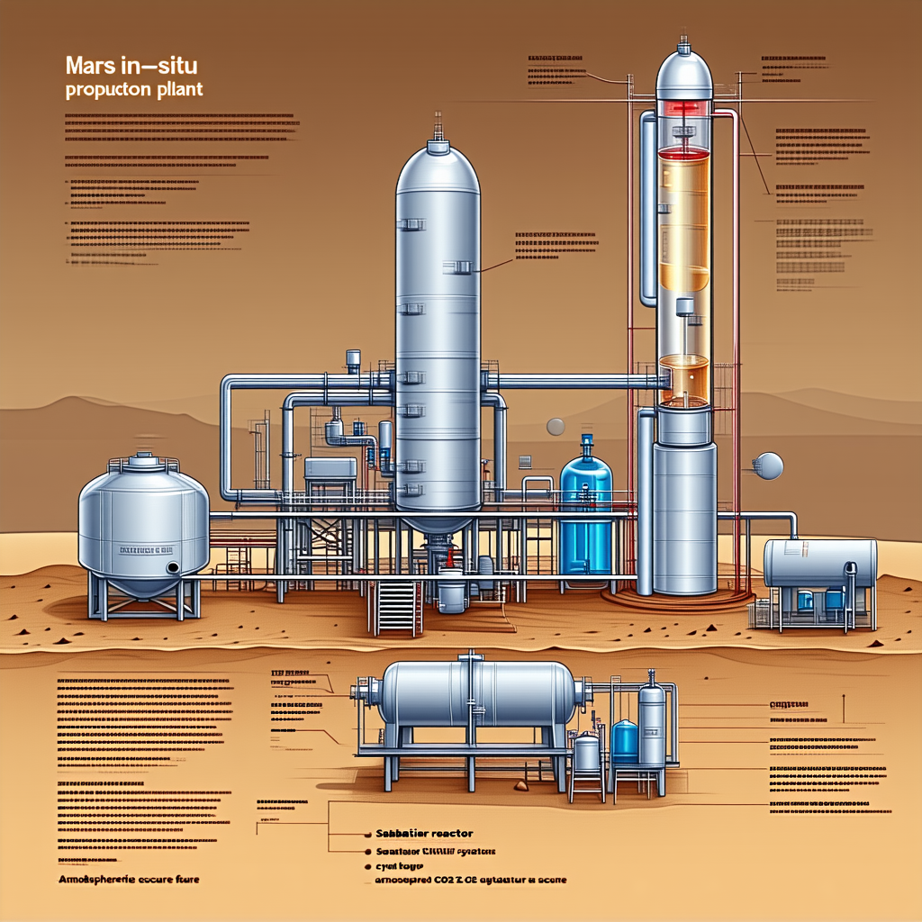 The Image Is A Detailed Illustration Of A Factory, Specifically A Chemical Plant