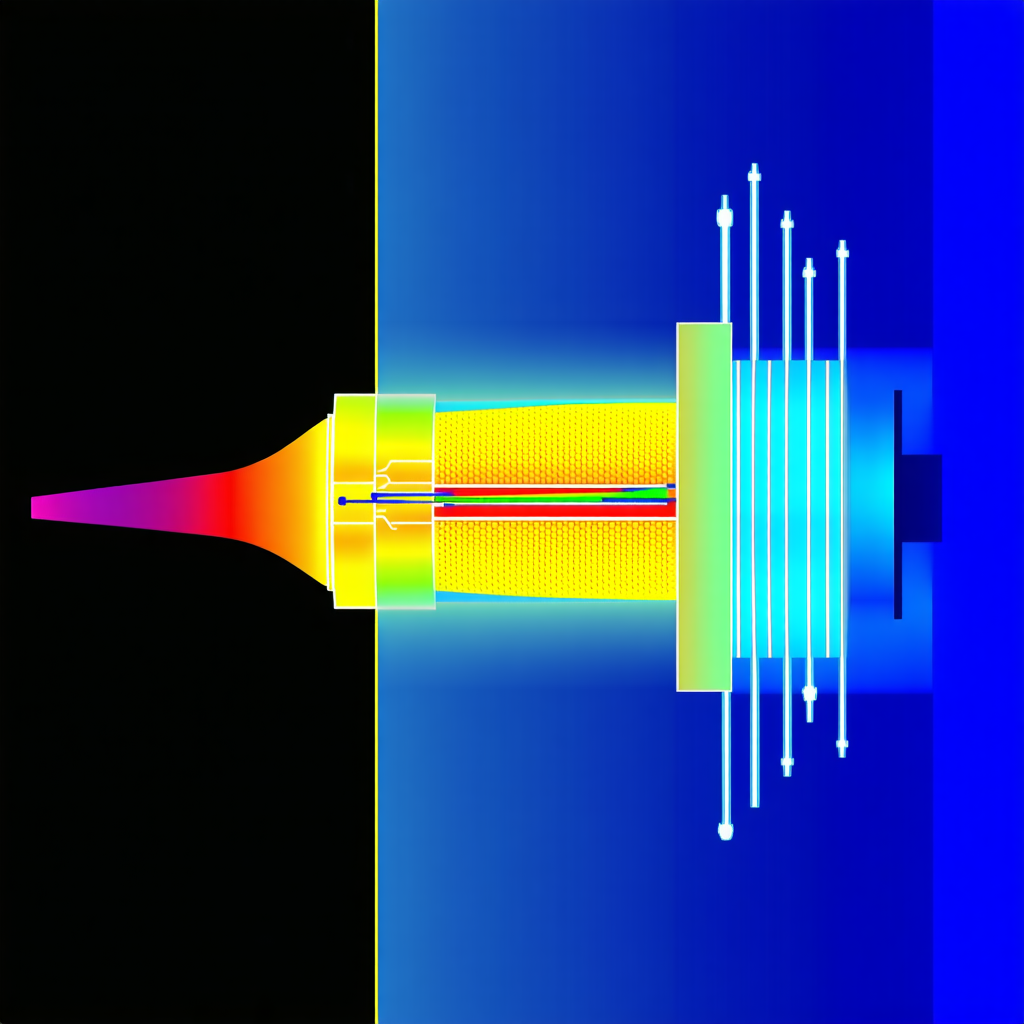 brightly colored, multi-colored light source