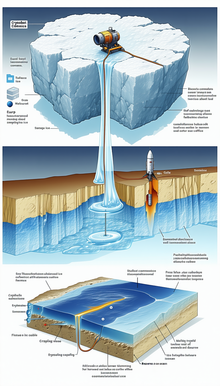 The Image Is A Diagram Showing The Process Of Melting Ice And The Formation Of Water Vapor