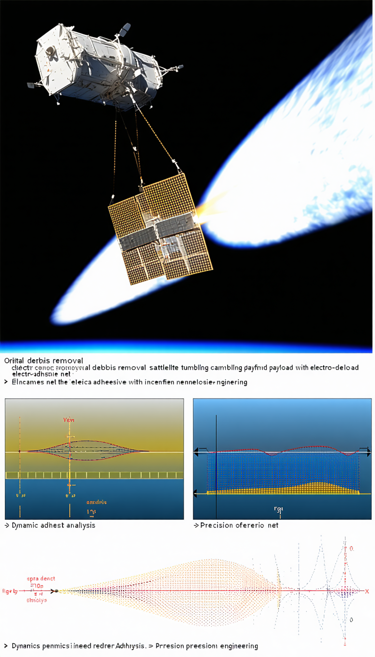 A Spacecraft In The Process Of Being Removed From A Space Station
