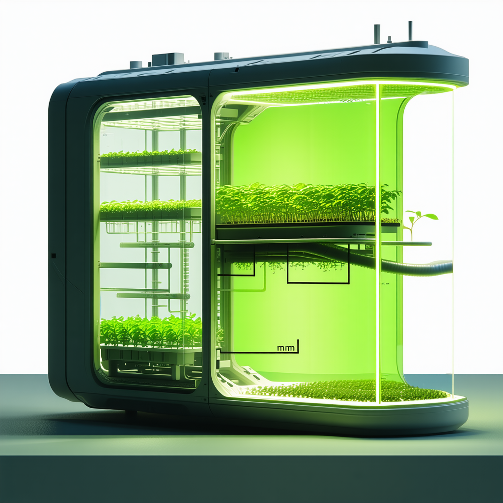 A Large, Green, And White Structure That Resembles A Building Or A Greenhouse