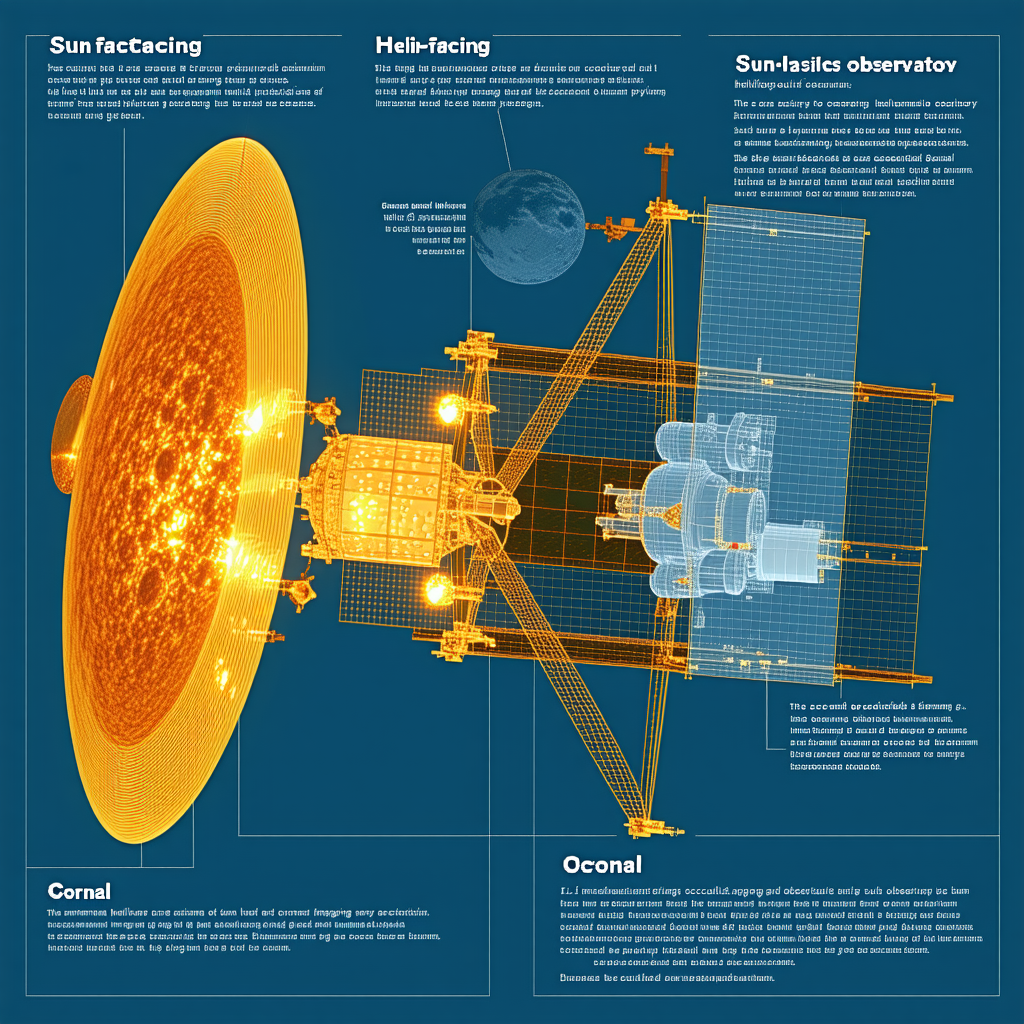 A Large Poster Is Displayed, Featuring A Spacecraft And A Solar System