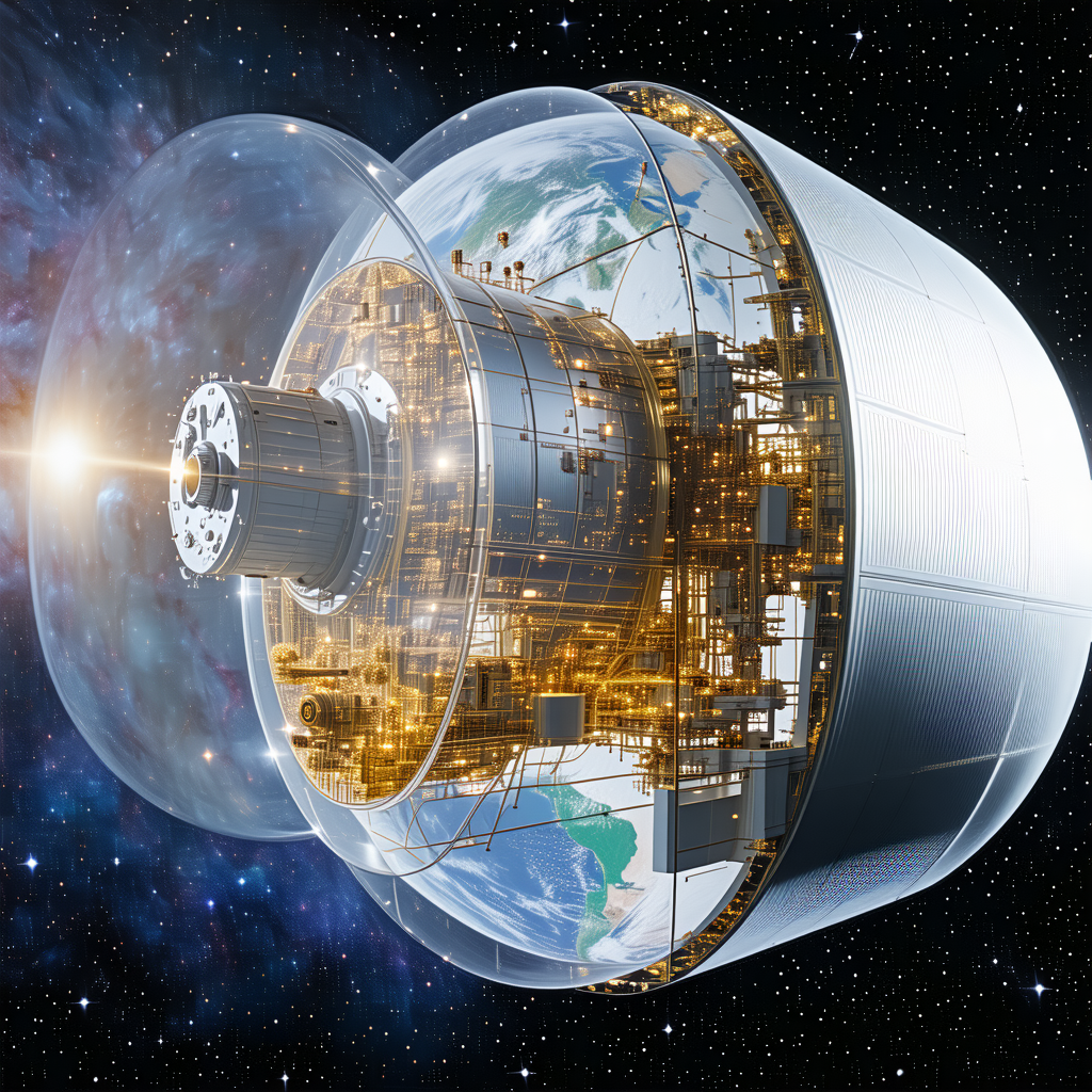 A Large, Round, And Shiny Structure With A Dome-like Shape